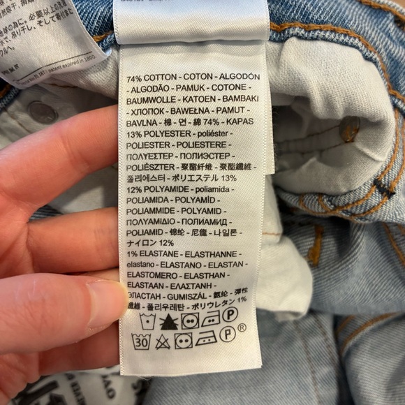 Levi’s Men’s Straight Leg Light Wash Jeans Size 36x34 - Picture 6 of 6